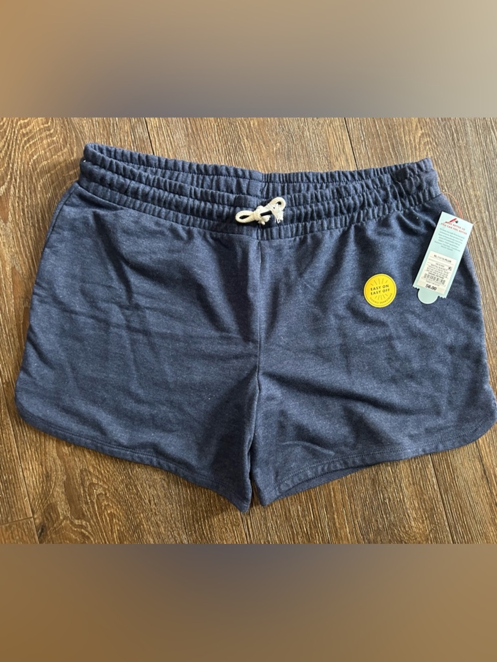 Cat & Jack Navy Blue Drawstring Girls Shorts XL plus 14/16